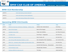 Tablet Screenshot of bmwcca.motorsportreg.com