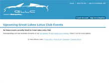 Tablet Screenshot of gllc.motorsportreg.com