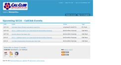 Desktop Screenshot of calclub.motorsportreg.com