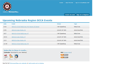 Desktop Screenshot of nrscca.motorsportreg.com