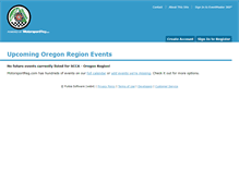 Tablet Screenshot of oregonscca.motorsportreg.com