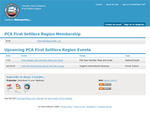 Tablet Screenshot of fsrpca.motorsportreg.com
