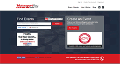 Desktop Screenshot of motorsportreg.com