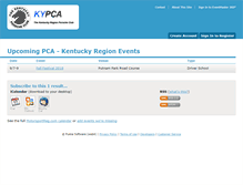 Tablet Screenshot of kypca.motorsportreg.com