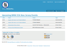 Tablet Screenshot of njbmwcca.motorsportreg.com