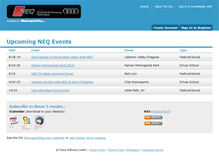 Tablet Screenshot of neq.motorsportreg.com